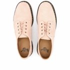 Dr. Martens Men's Smiths 4 Eye Shoe in Peach Beige Suede