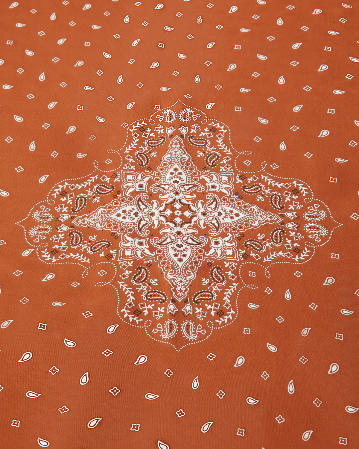 Pinko Bandana Print Scarf Burnt/White
