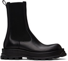 Jil Sander Black Ankle Chelsea Boots