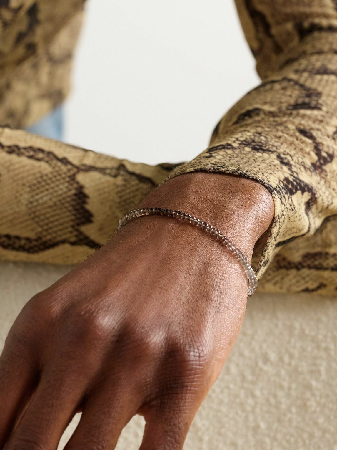 JIA JIA - Arizona Gold Smoky Quartz Beaded Bracelet