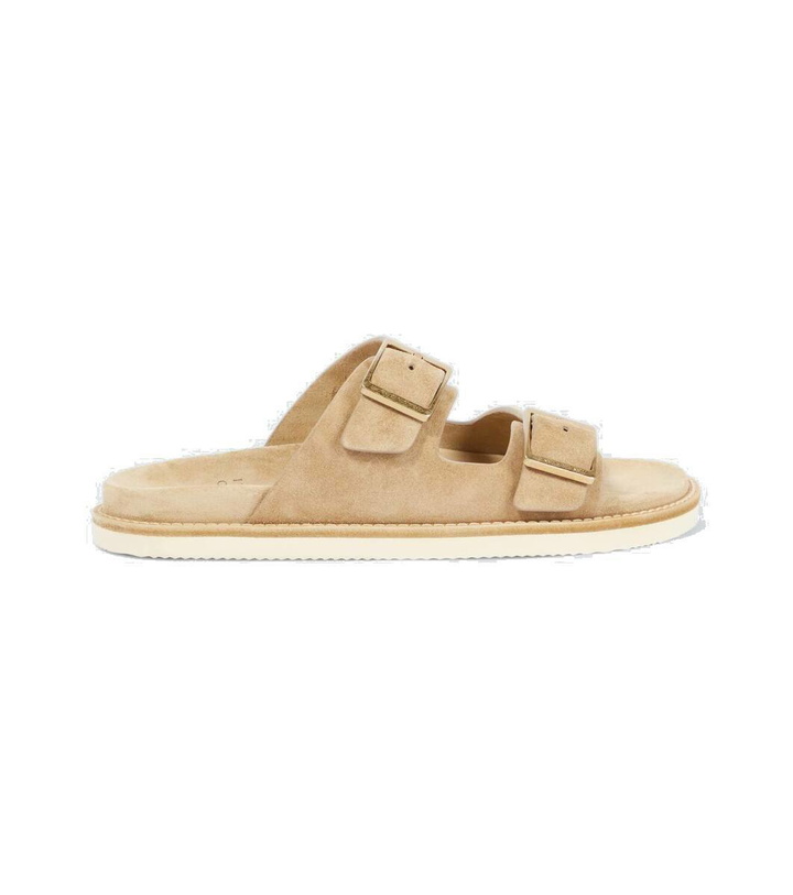 Photo: Brunello Cucinelli Urban suede sandals