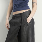 Peachy Den Women's Estelle Midi Skirt in Greyscale