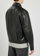 Oliver Spencer Leather Jacket Black