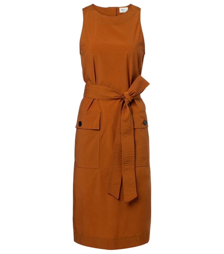 Photo: Saint Laurent Belted midi dress
