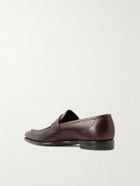 George Cleverley - George Leather Penny Loafers - Brown