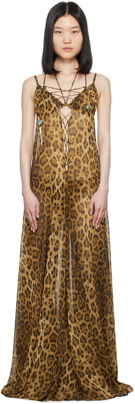 Photo: La Perla Brown & Black Spirito Libero Cover Up