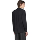 Comme des Garcons Homme Deux Black Garment-Dyed Shirt