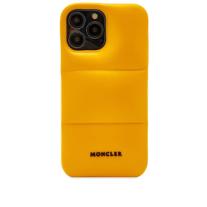 Photo: Moncler Men's iPhone 13 Pro Case in Yellow