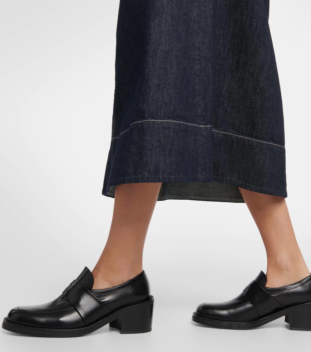 S Max Mara Barbara denim midi skirt S Max Mara