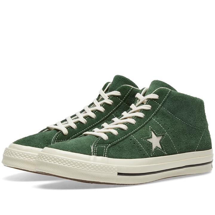 Photo: Converse One Star Mid Green