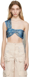 KIM SHUI Blue Floral Camisole