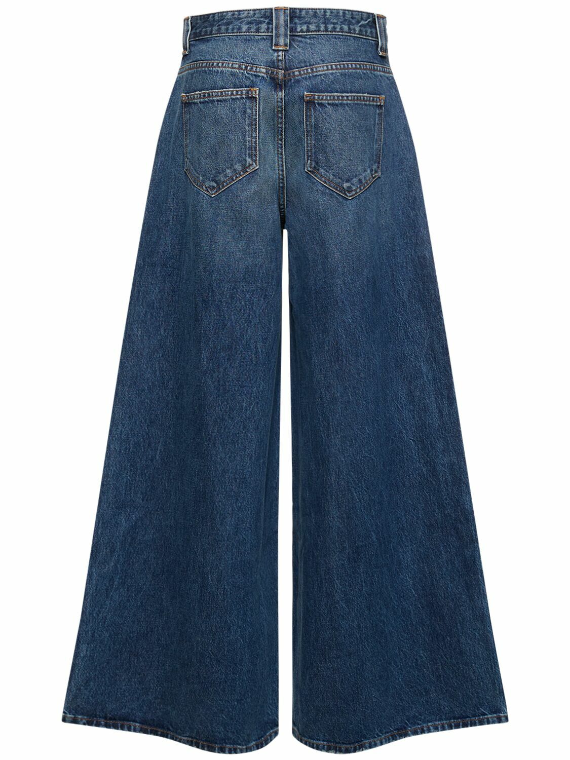 【Khaite】 Jacobローライズワイドレッグジーンズ KHAITE Jacob ローライズ ワイドジーンズ | ブラック | FARFETCH JP