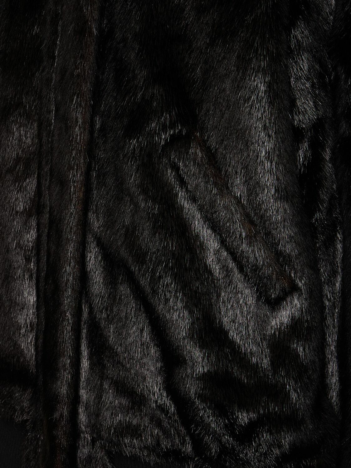 THE FRANKIE SHOP Scott Faux Fur Bomber Jacket