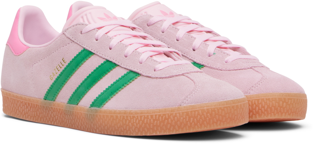 adidas gazelle silver green womens Adidas Gazelle W In Red Pink for Women