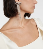 Rebecca Vallance Mariella crystal-embellished drop earrings
