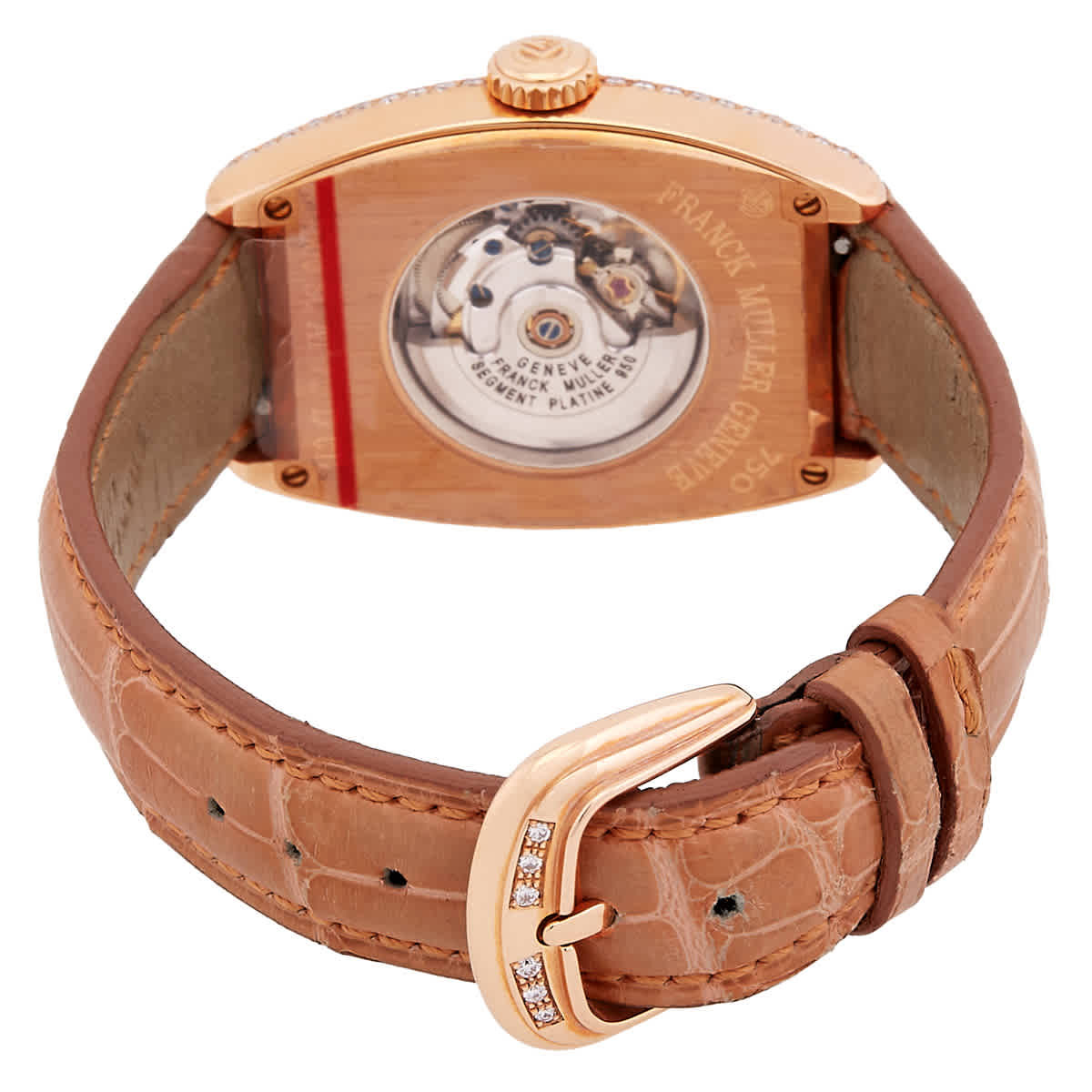 Franck Muller Cintree Curvex Automatic Diamond Watch 7500 SC AT FO D CD 5N