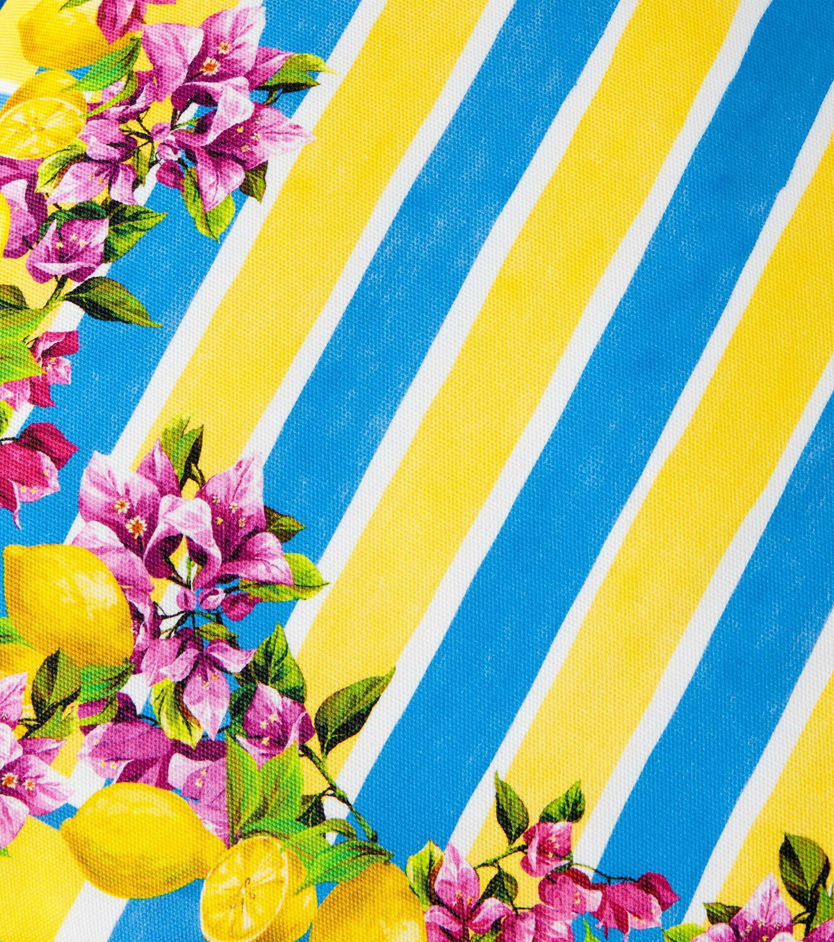 Dolce&Gabbana Casa Taormina striped cotton cushion