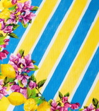 Dolce&Gabbana Casa Taormina striped cotton cushion