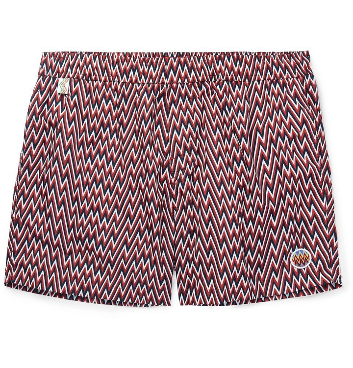 Photo: Missoni - Mid-Length Printed Swim Shorts - Red