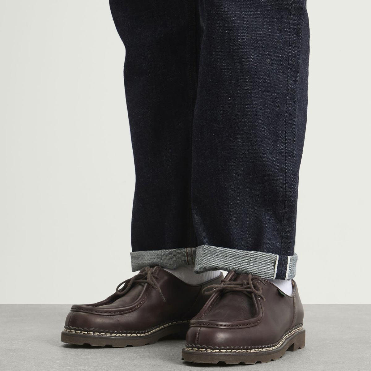 Drake's Men's Selvedge Denim Jeans in Indigo