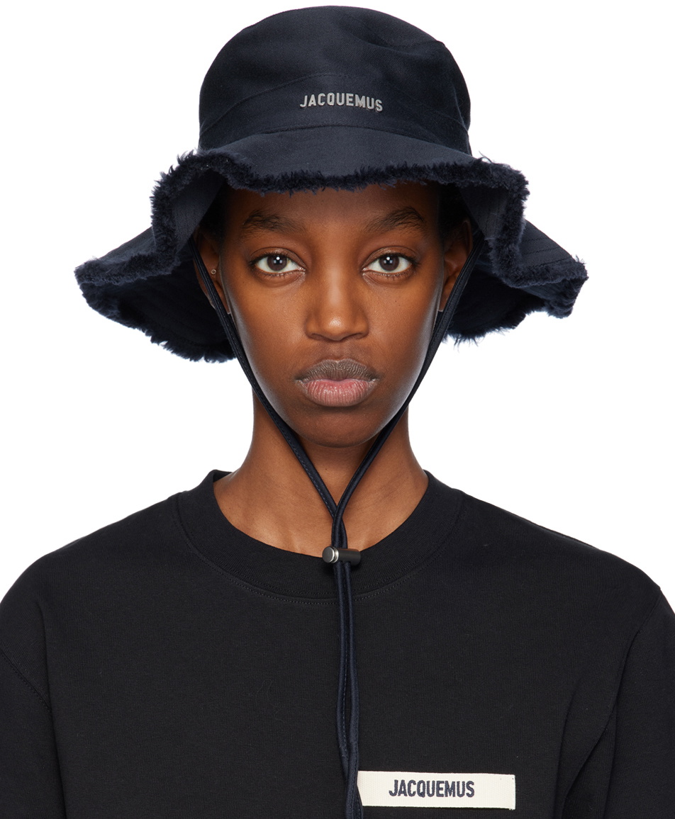 JACQUEMUS Navy 'Le bob Artichaut' Hat Jacquemus