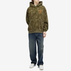 A Bathing Ape Men's Asia Camo Pullover Hoodie in Olive Drab