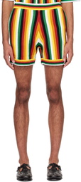 Casablanca Multicolor Striped Shorts