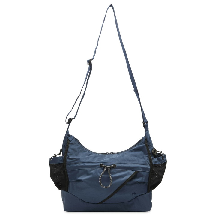 Photo: F/CE. Textured Twill 2-Way Shoulder Bag in Navy 