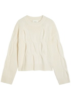 Lisa Yang Sammie Cable-knit Cashmere Jumper Cream