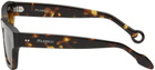 JW Anderson SSENSE Exclusive Tortoiseshell Rectangle Sunglasses