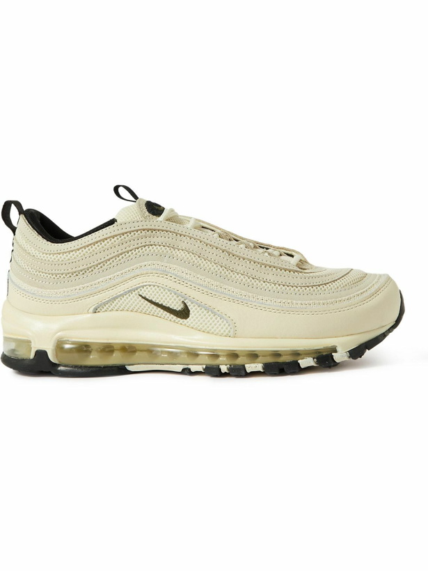 Photo: Nike - Air Max 97 Leather, Suede and Mesh Sneakers - Neutrals