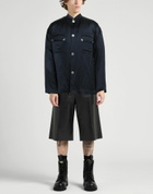 Palm Angels Mens Shirt Midnight in Blue