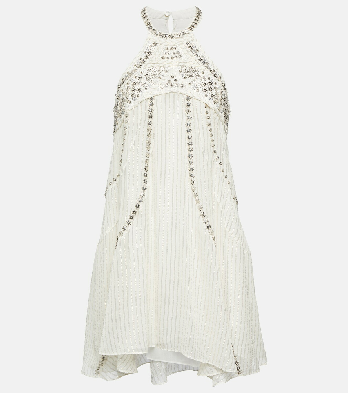 ISABEL MARANT ★Orfra 装飾 シルクブレンド ミニドレス Isabel Marant Orfra embellished silk-blend minidress Isabel
