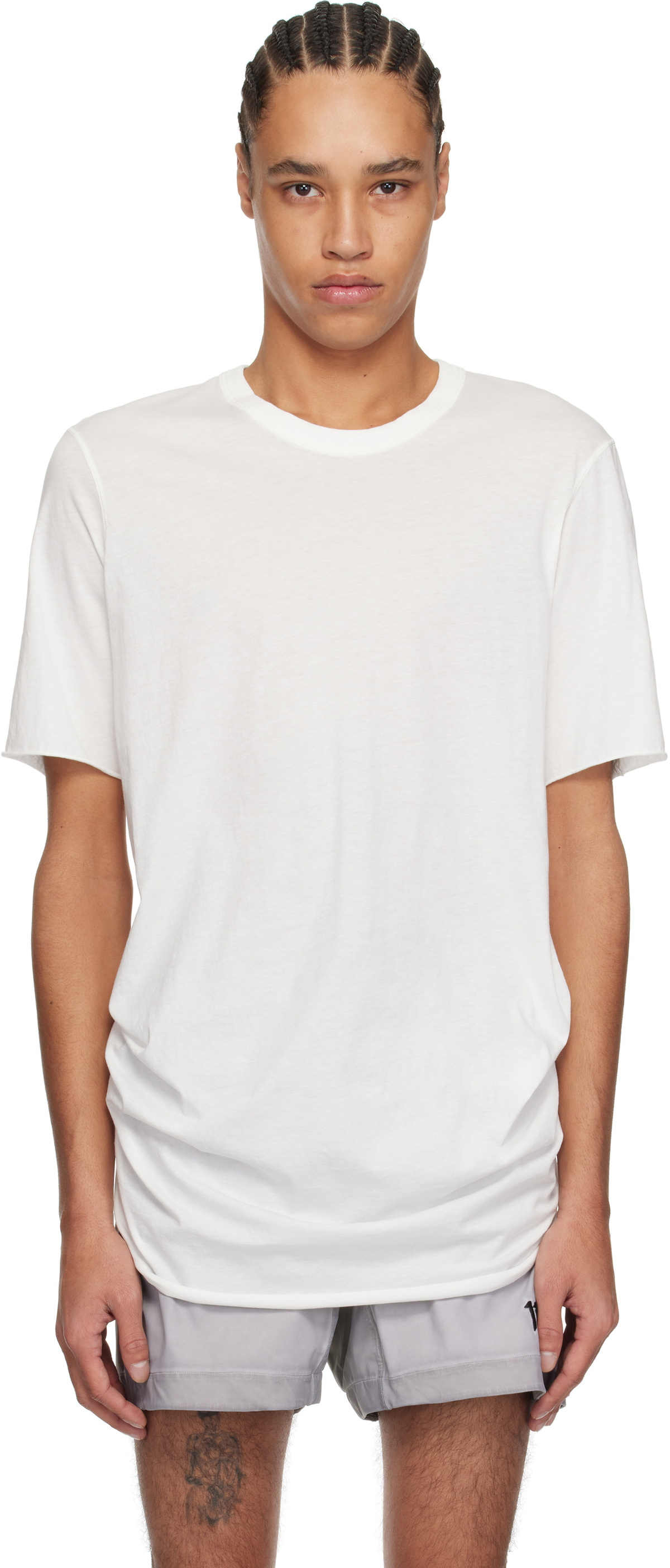 【関税込み】11 by Boris Bidjan Saberi ホワイト TS1B Tシャツ White TS1B T-Shirt by 11 by Boris Bidjan Saberi on Sale
