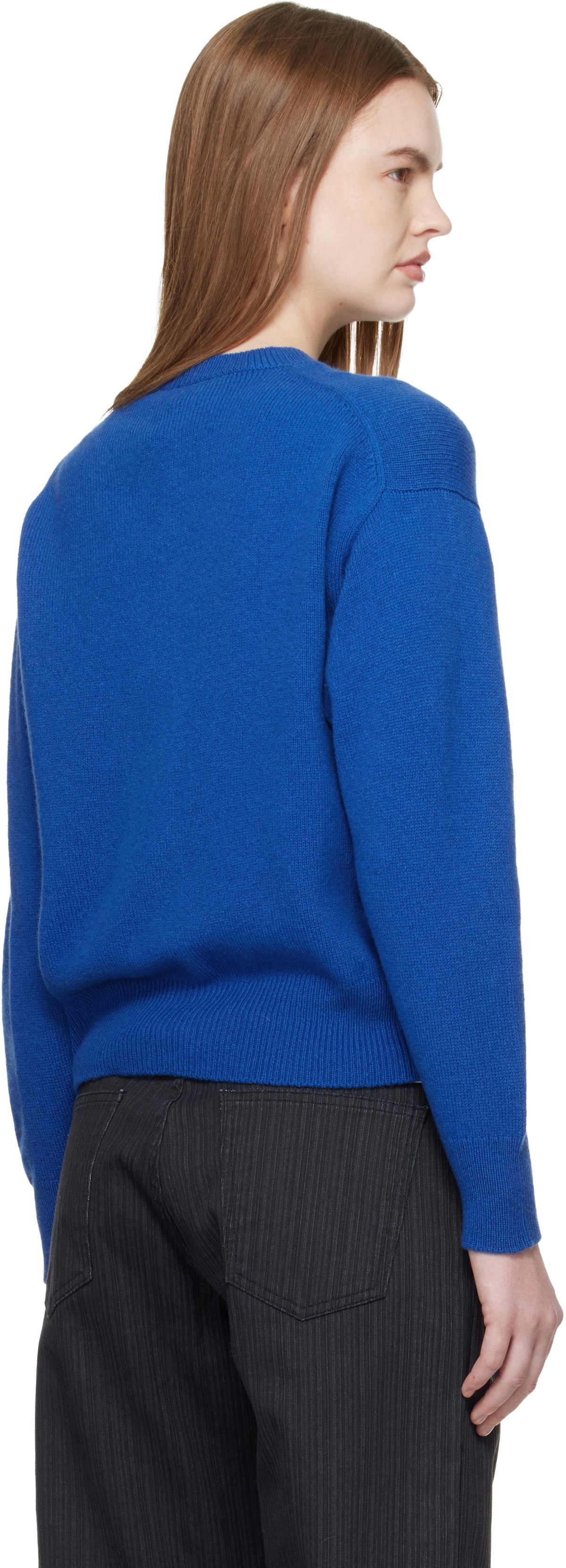 &Daughter Blue Ada Crewneck Cardigan