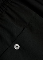 DRÔLE DE Monsieur Le Pantalon Cropped Cotton Trousers Black