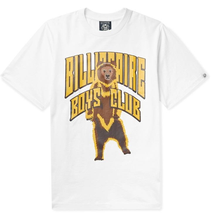 Photo: Billionaire Boys Club - Standing Bear Logo-Print Cotton-Jersey T-Shirt - White