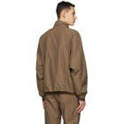 Essentials SSENSE Exclusive Brown Half-Zip Track Jacket