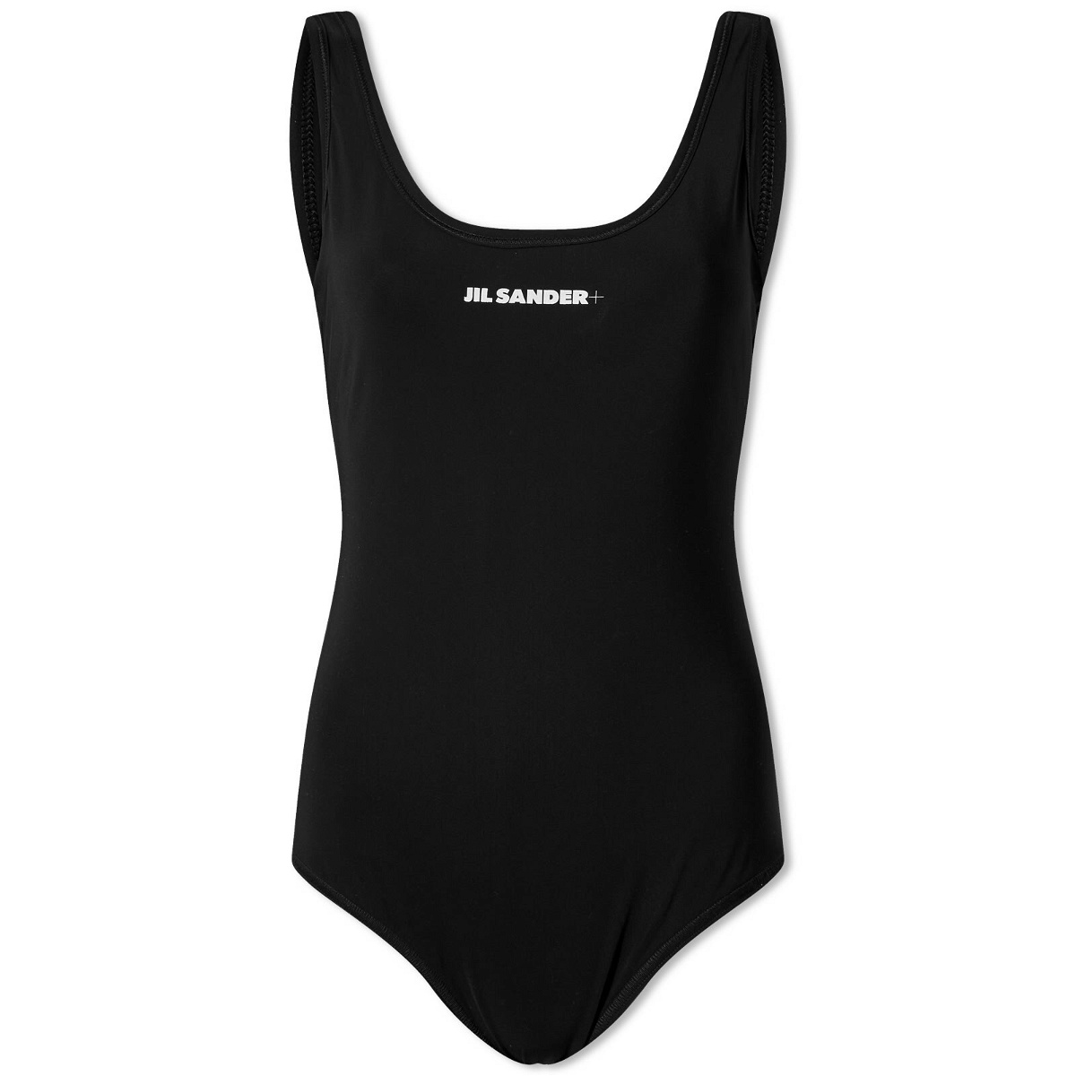 Photo: Jil Sander Women's Logo Swimsuit in Black