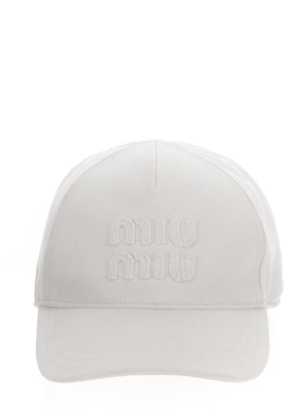 Miu Miu Denim Baseball Cap Miu Miu