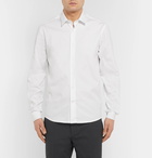 AMI - Slim-Fit Cotton-Poplin Shirt - Men - White