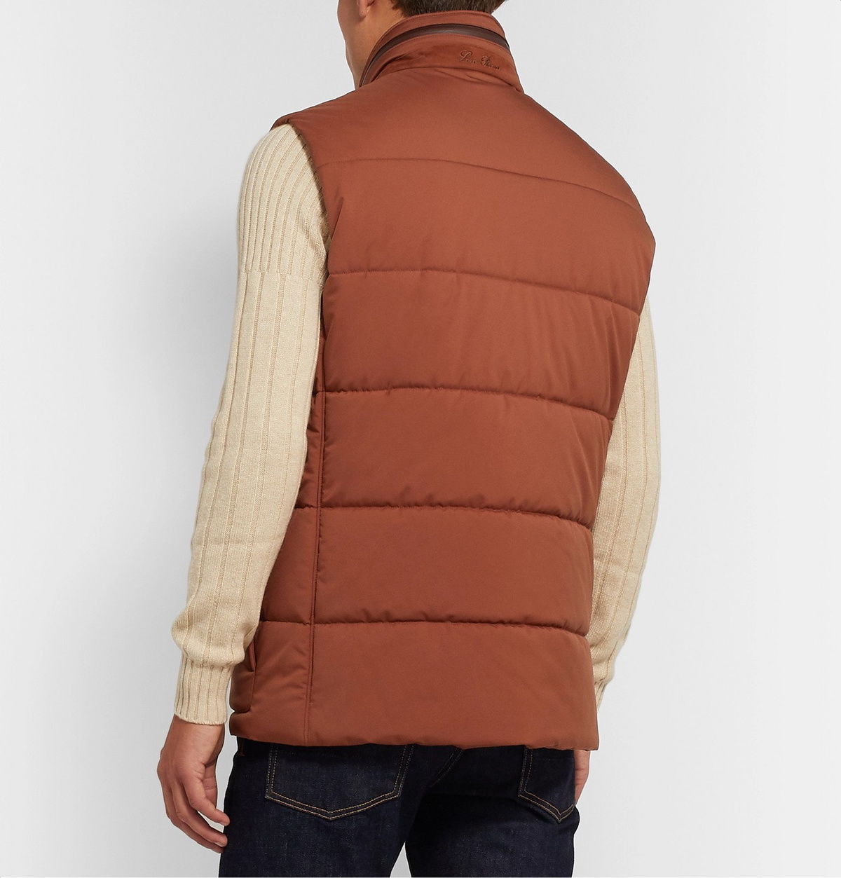 Loro Piana - Storm System Quilted Shell Hooded Gilet - Brown Loro