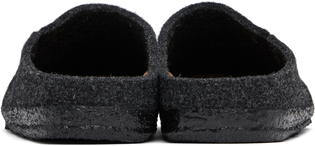 Birkenstock Gray Narrow Zermatt Slippers