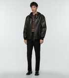 Burberry - Leather jacket