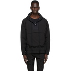 Nahmias Black Lace-Up Hooded Jacket