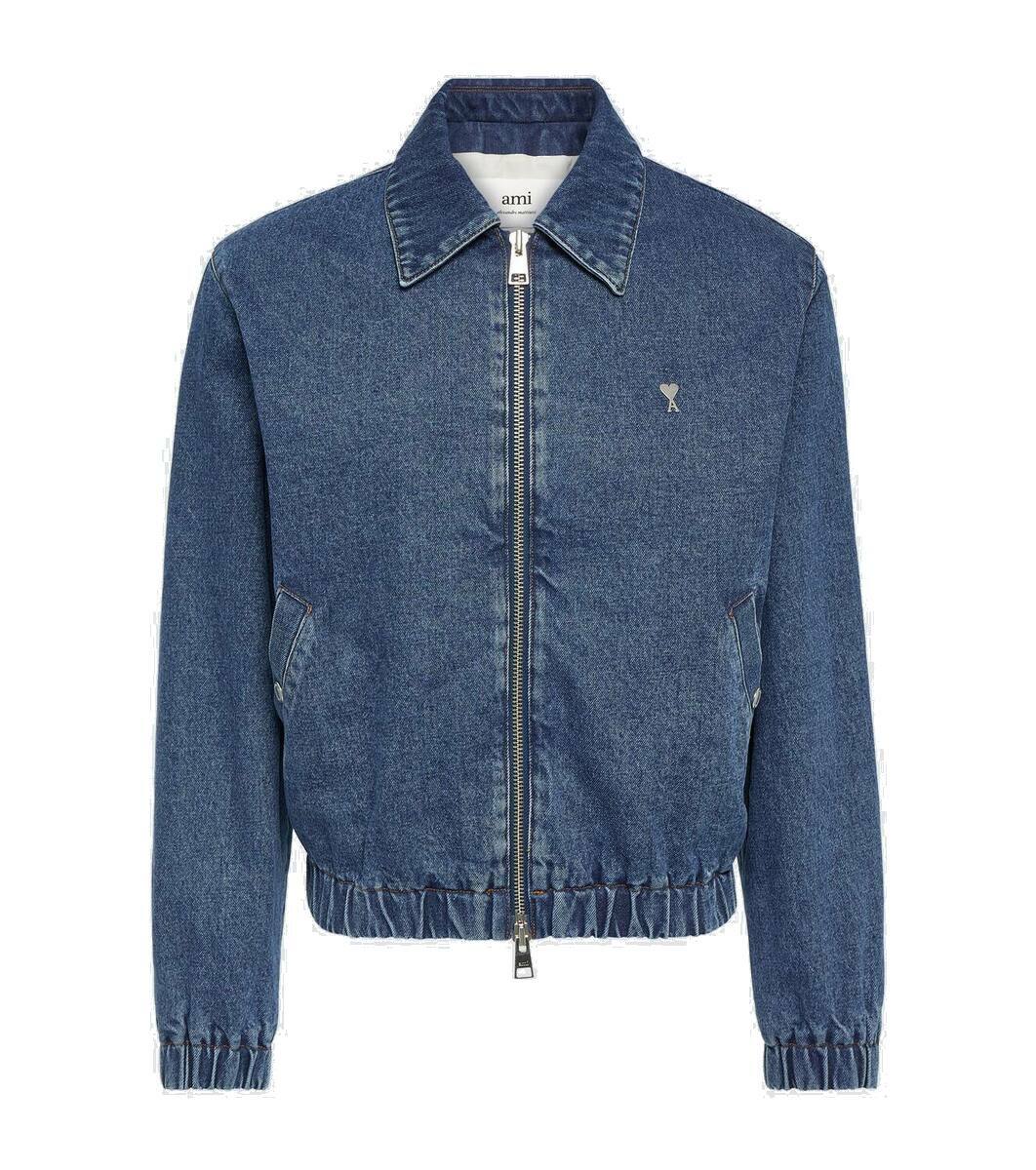Ami Paris Denim bomber jacket AMI