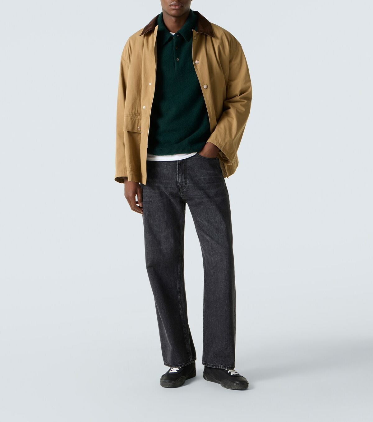 A.Presse Cashmere polo sweater