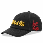 Butter Goods Men's x Madlib Alias 6 Panel Cap in Black 