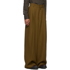 Dries Van Noten Brown Previs Trousers