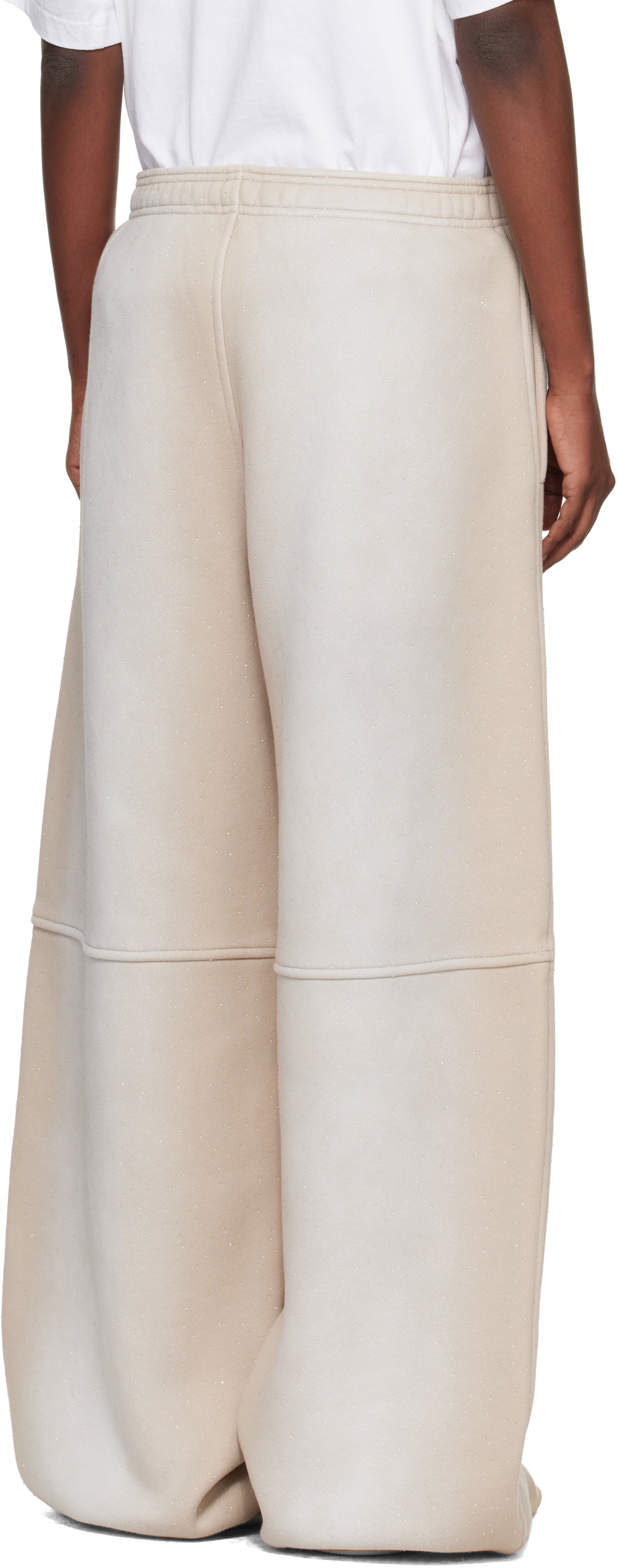Alexander Wang Gray Crystal Washed Terry Sweatpants